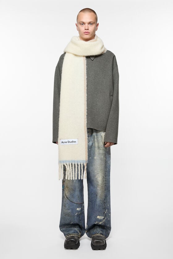 Acne Studios Woll-Mohair-Schal – Schmal