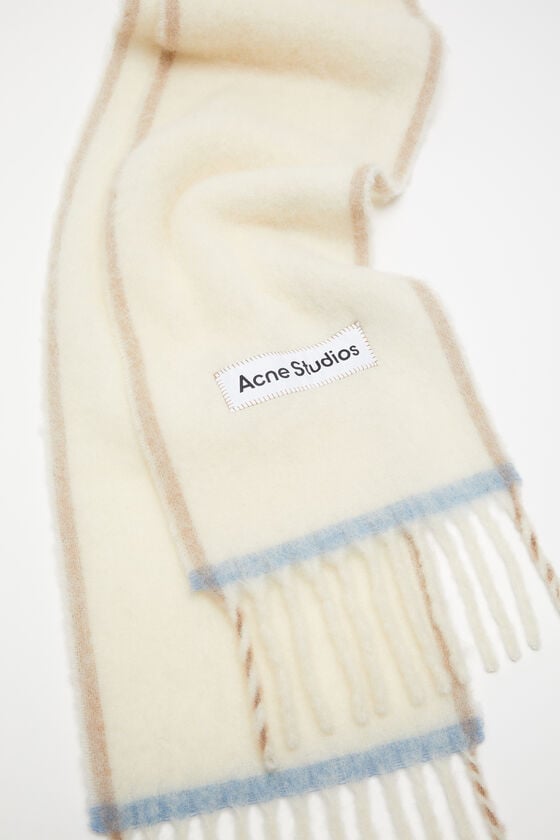 Acne Studios Woll-Mohair-Schal – Schmal