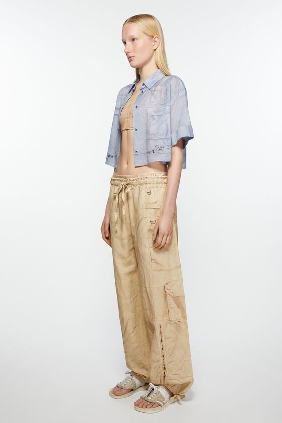 Acne Studios Bedruckte Hose Mit Entspannter Passform