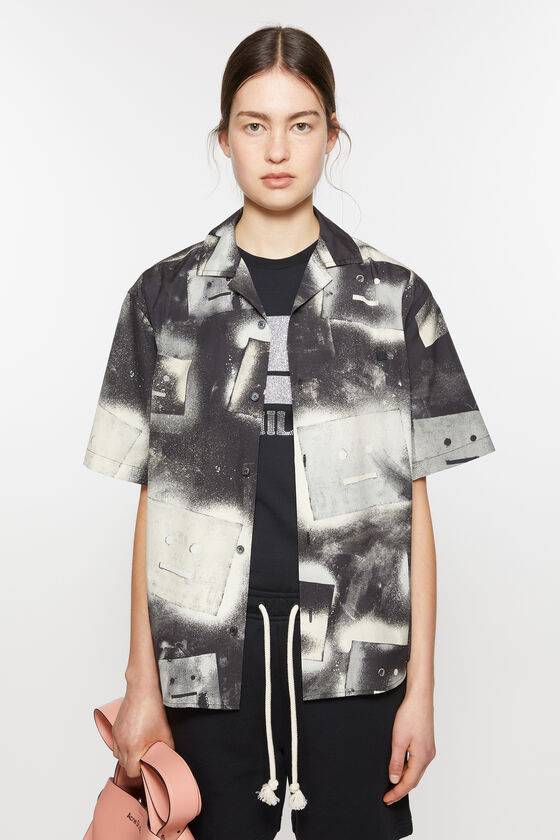 Acne Studios Bedrucktes Hemd mit Knopfleiste Unisex