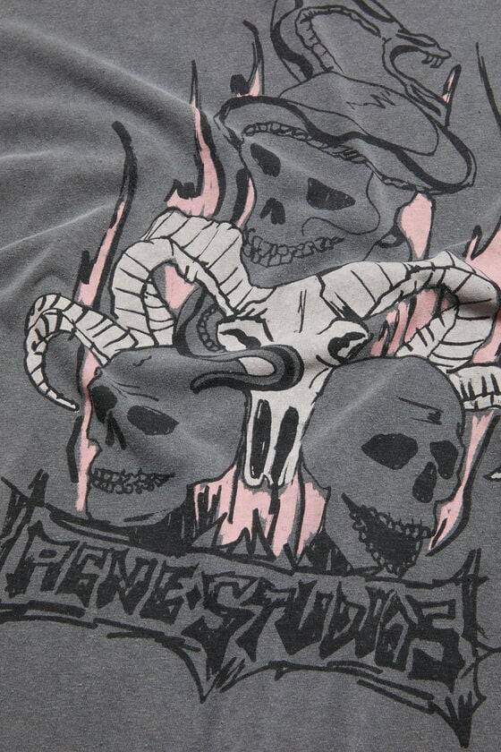 Acne Studios Bedrucktes T-Shirt – Entspannte Passform