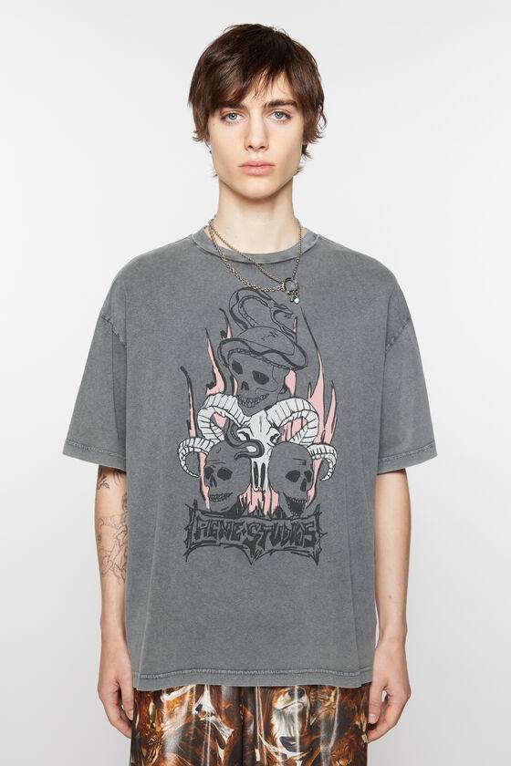 Acne Studios Bedrucktes T-Shirt – entspannte Passform