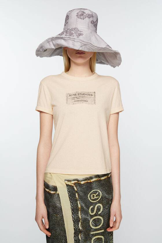 Acne Studios Bedrucktes T-Shirt – Körperbetonte Passform