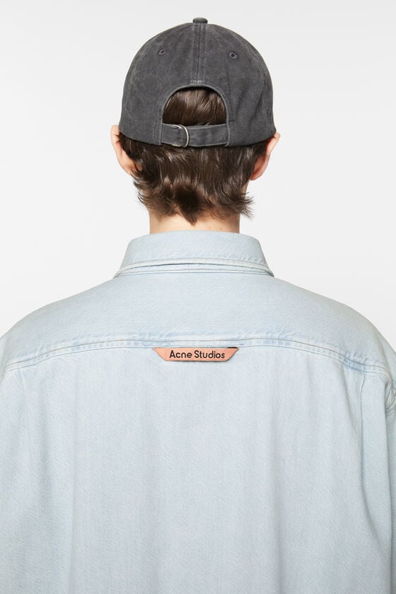 Acne Studios Denimhemd Mit Knopfleiste – Lockere Passform