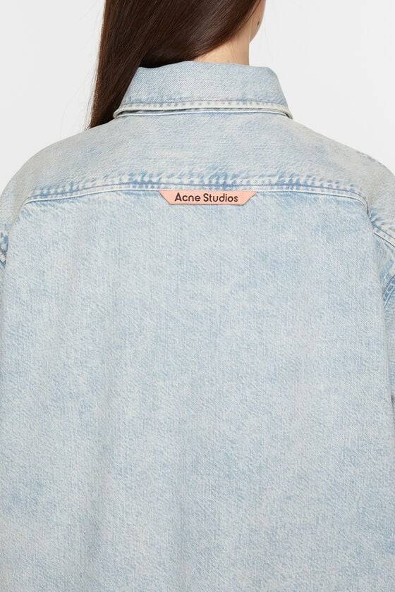Acne Studios Denimhemd Mit Knopfleiste – Lockere Passform