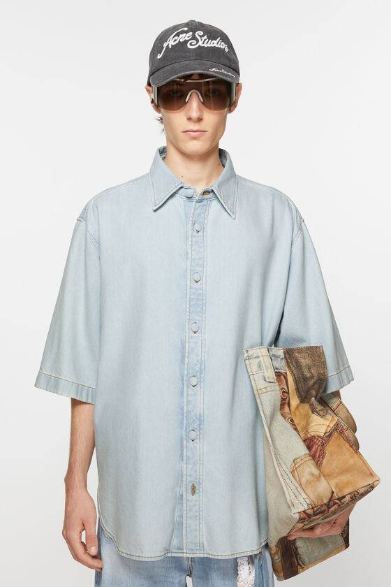 Acne Studios Denimhemd mit Knopfleiste – Lockere Passform