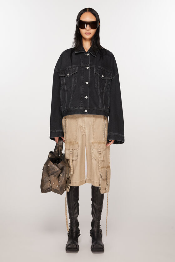Acne Studios Denimjacke – gecroppt mit lockerer Passform