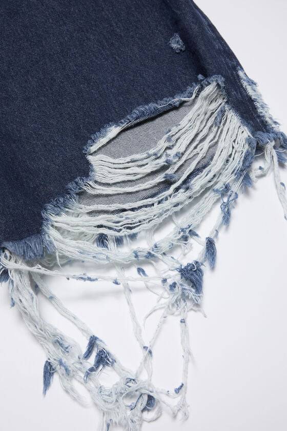 Acne Studios Distressed Denim Shorts - Super Baggy Fit