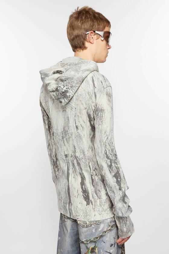 Acne Studios Gefärbter Pullover Mit Reißverschluss