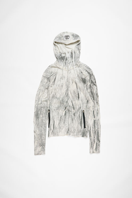 Acne Studios Gefärbter Pullover Mit Reißverschluss