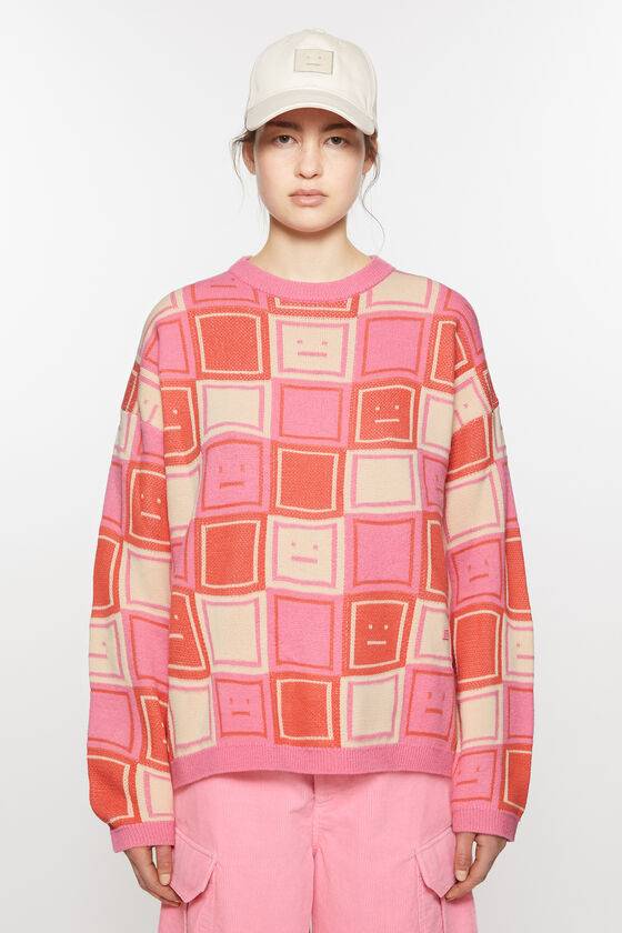Acne Studios Jacquard-Pullover Mit Rundhalsausschnitt Unisex