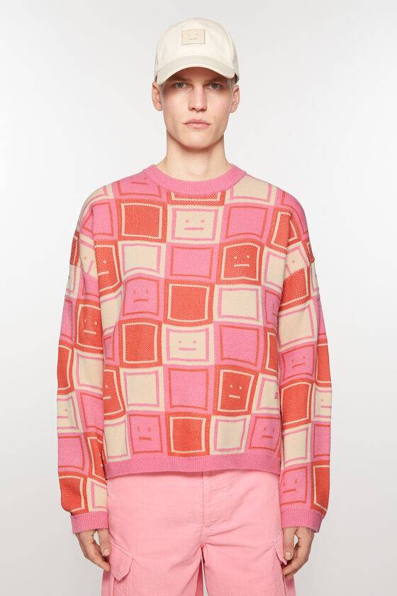 Acne Studios Jacquard-Pullover mit Rundhalsausschnitt Unisex