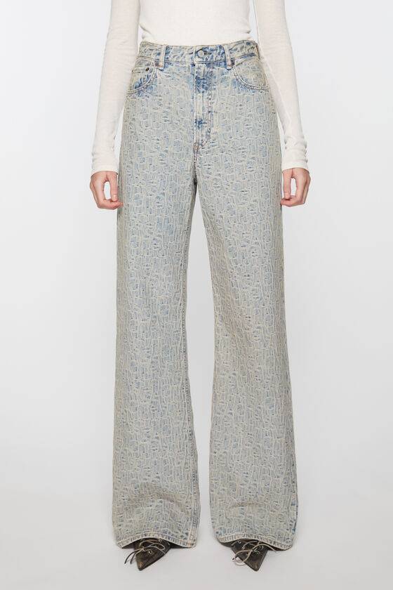 Acne Studios Jeans mit entspannter Passform – 2022-Monogramm