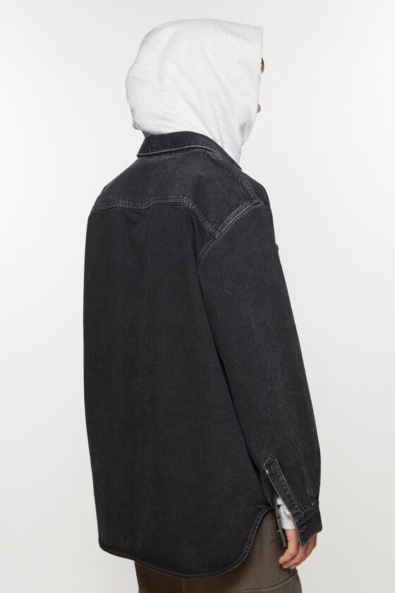 Acne Studios Jeanshemd Mit Knopfleiste - Lockere Passform