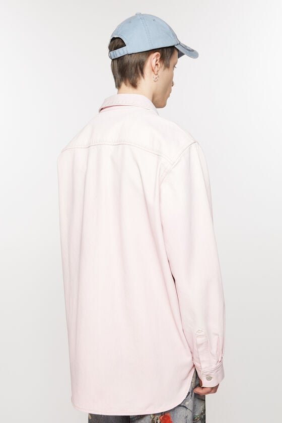 Acne Studios Jeanshemd Mit Knopfleiste - Lockere Passform