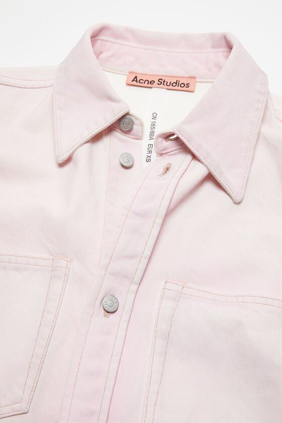 Acne Studios Jeanshemd Mit Knopfleiste - Lockere Passform