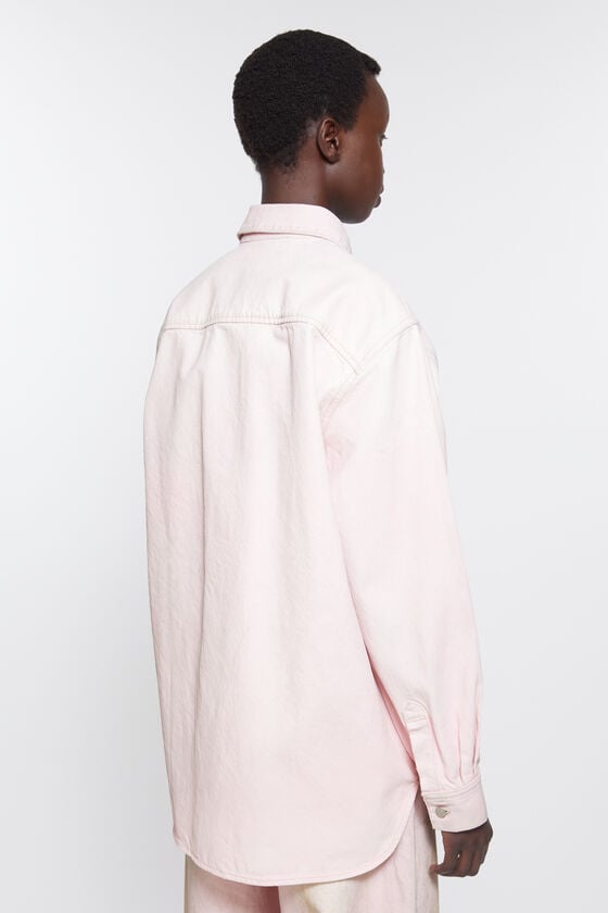Acne Studios Jeanshemd Mit Knopfleiste - Lockere Passform