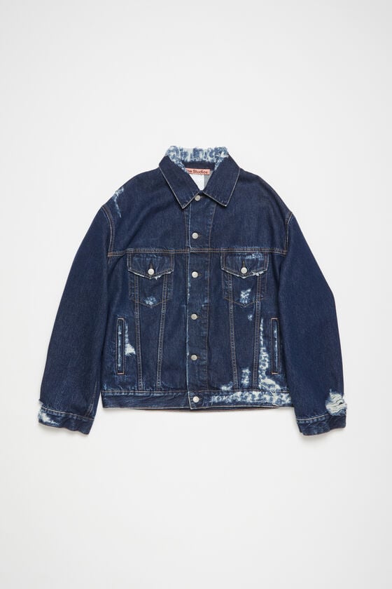 Acne Studios Jeansjacke Im Distressed-Look - Entspannte Passform