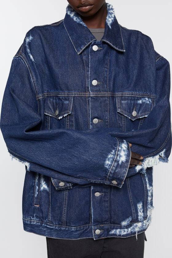 Acne Studios Jeansjacke Im Distressed-Look - Entspannte Passform