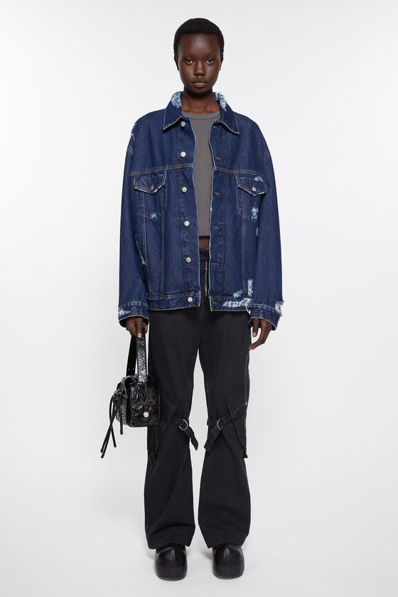 Acne Studios Jeansjacke im Distressed-Look - Entspannte Passform