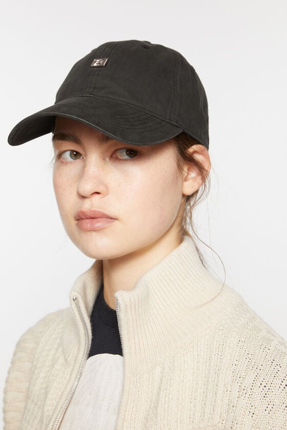 Acne Studios Kappe Mit Aufgesetztem Face-Aufnäher Aus Metall