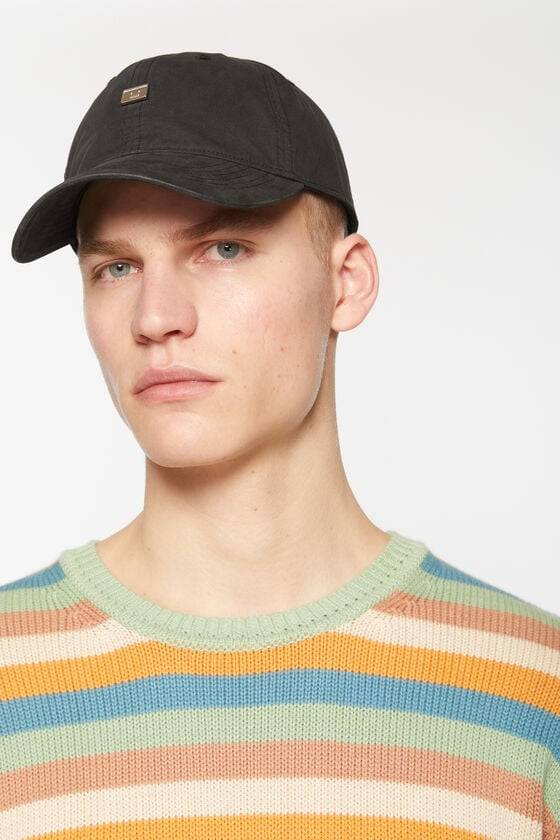 Acne Studios Kappe Mit Aufgesetztem Face-Aufnäher Aus Metall