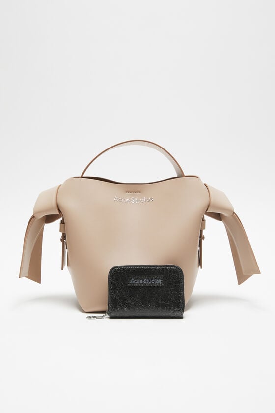 Acne Studios Leder-Portemonnaie Mit Reißverschluss