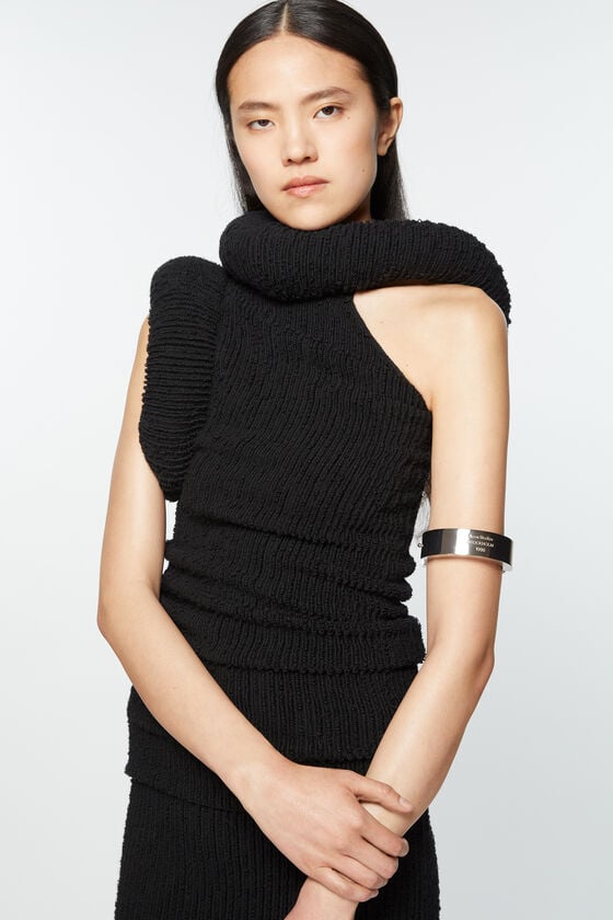 Acne Studios Manschettenarmband Aus Leder Laufsteg-Show