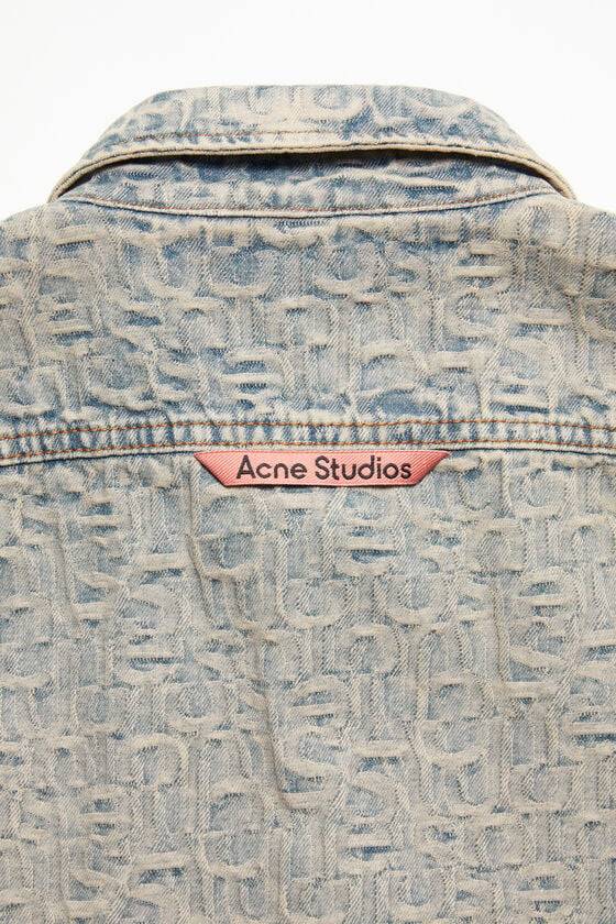 Acne Studios Monogramm-Jeanshemd – Entspannte Passform