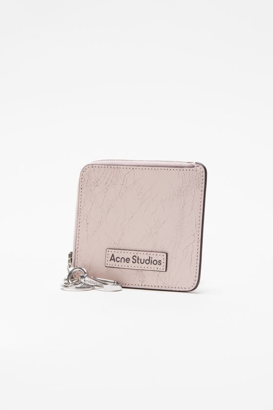 Acne Studios Portemonnaie Aus Leder Mit Reißverschluss