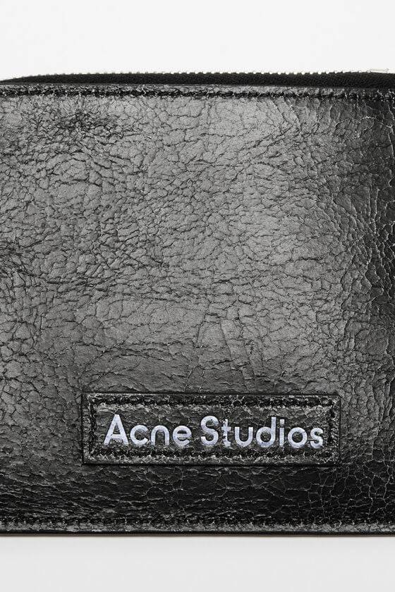 Acne Studios Portemonnaie Aus Leder Mit Reißverschluss