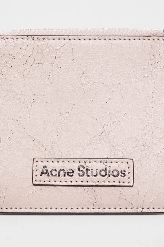 Acne Studios Portemonnaie Aus Leder Mit Reißverschluss