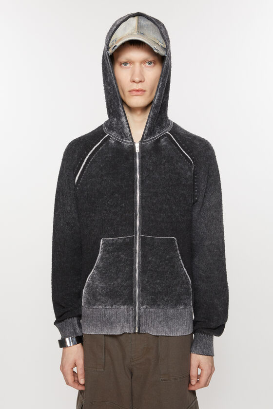 Acne Studios Pullover mit Reißverschluss mit Kapuze