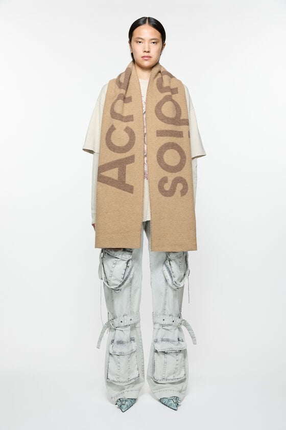 Acne Studios Schmaler Schal Mit Logo-Jacquardmuster