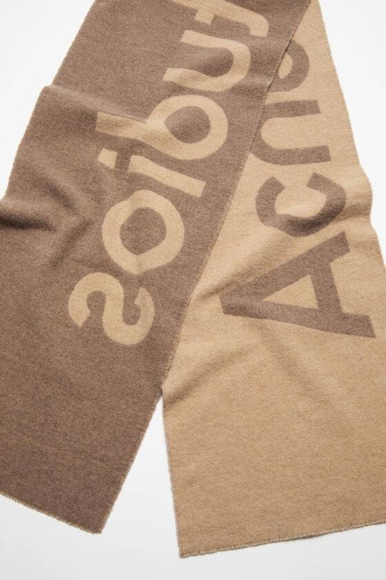 Acne Studios Schmaler Schal Mit Logo-Jacquardmuster