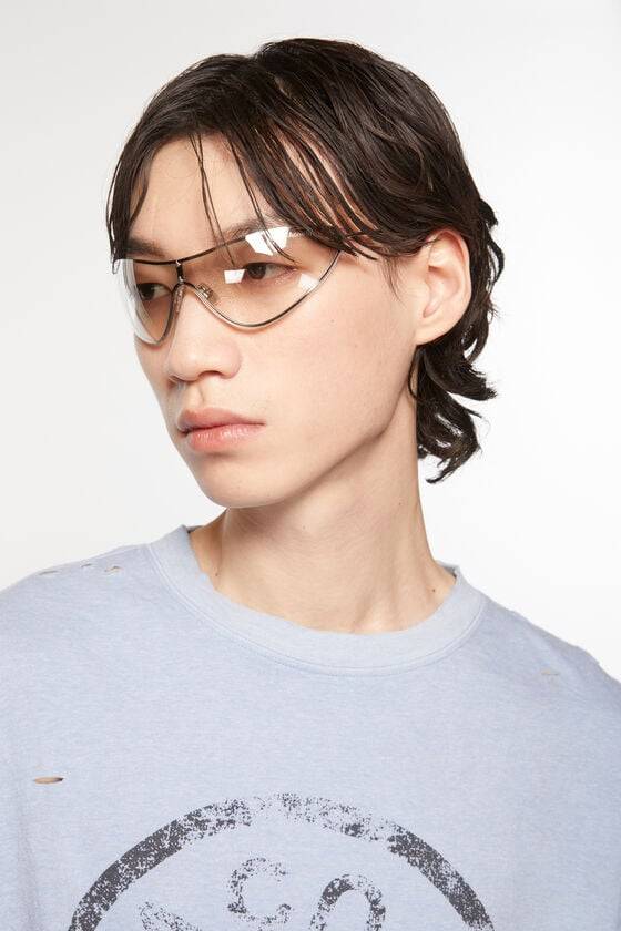 Acne Studios Sonnenbrille Mit Metallrahmen Runway-Show