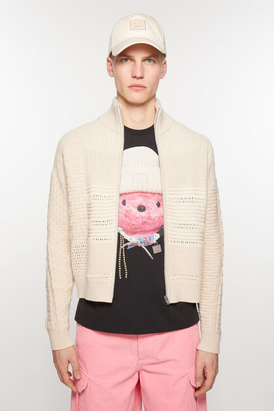 Acne Studios Strickjacke aus Patchwork-Strick Unisex