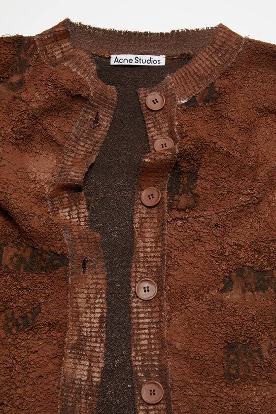 Acne Studios Strickjacke Mit Asymmetrischer Knopfleiste Laufsteg-Show