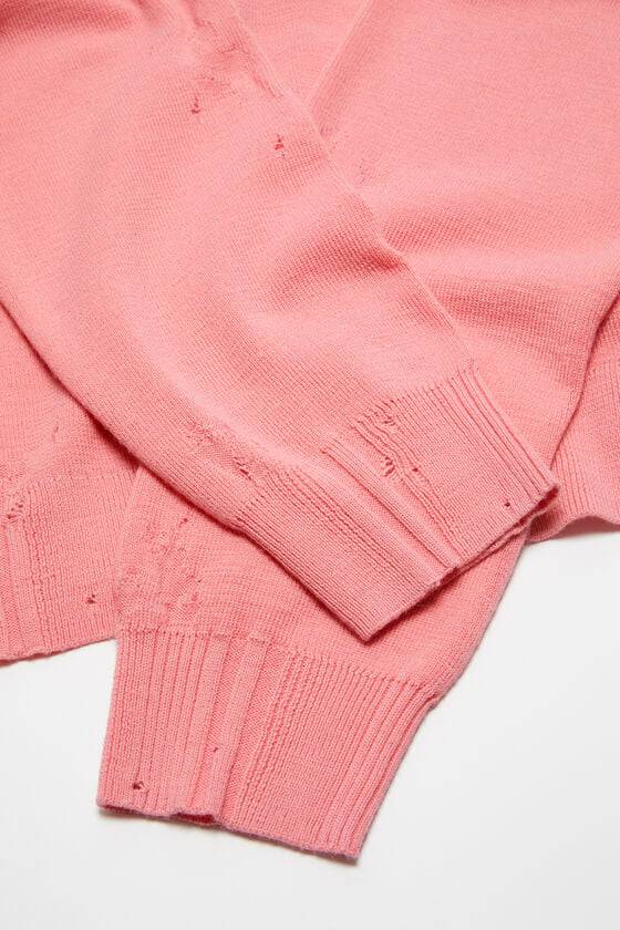 Acne Studios Strickjacke Mit Reißverschluss Im Used-Look