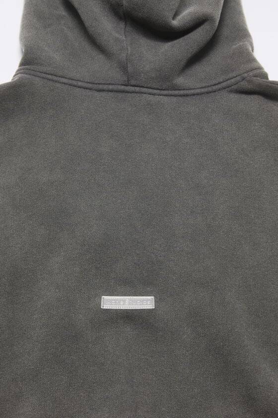 Acne Studios Sweatshirt Mit Kapuze Und Logoaufnäher