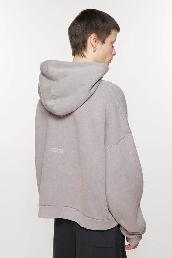 Acne Studios Sweatshirt Mit Kapuze Und Logoaufnäher