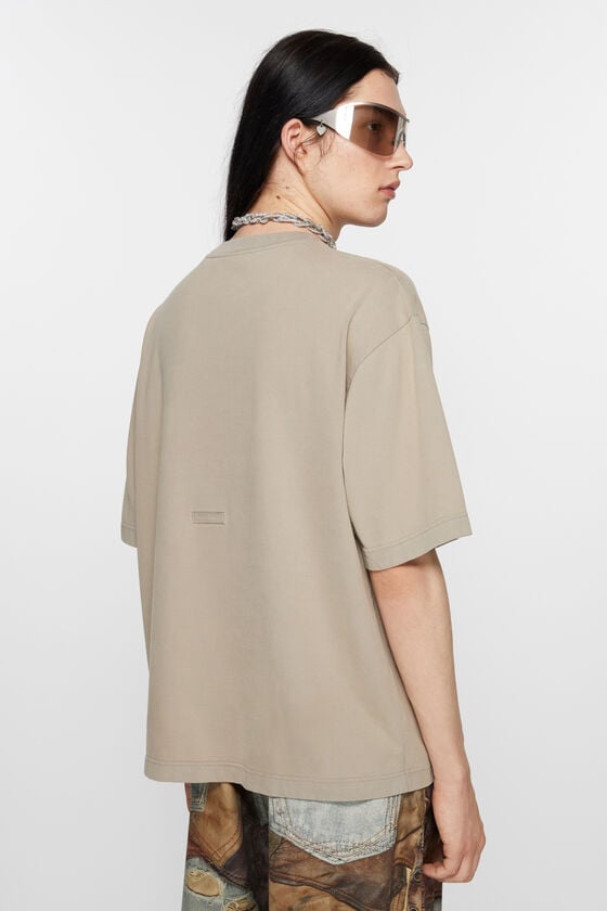 Acne Studios T-Shirt Mit Rundhalsausschnitt In Lockerer Passform