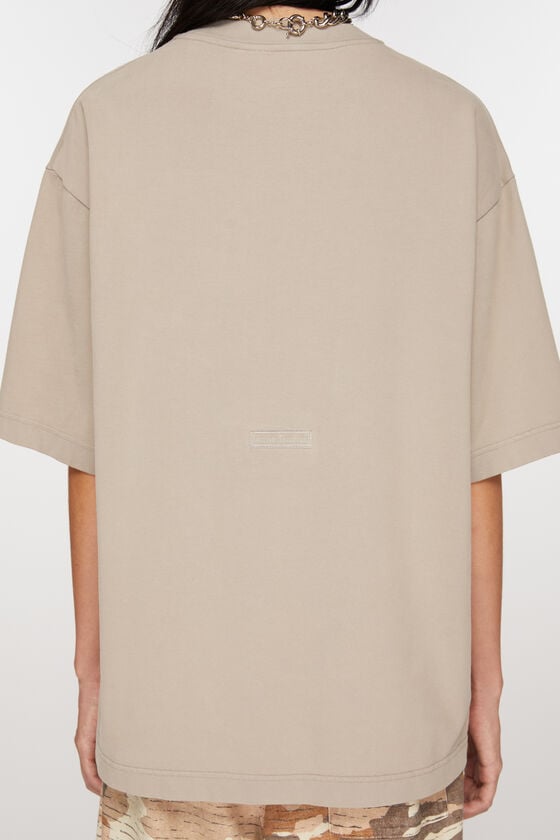 Acne Studios T-Shirt Mit Rundhalsausschnitt In Lockerer Passform