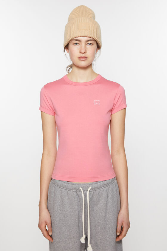 Acne Studios T-Shirt mit Rundhalsausschnitt - Taillierte Passform Unisex