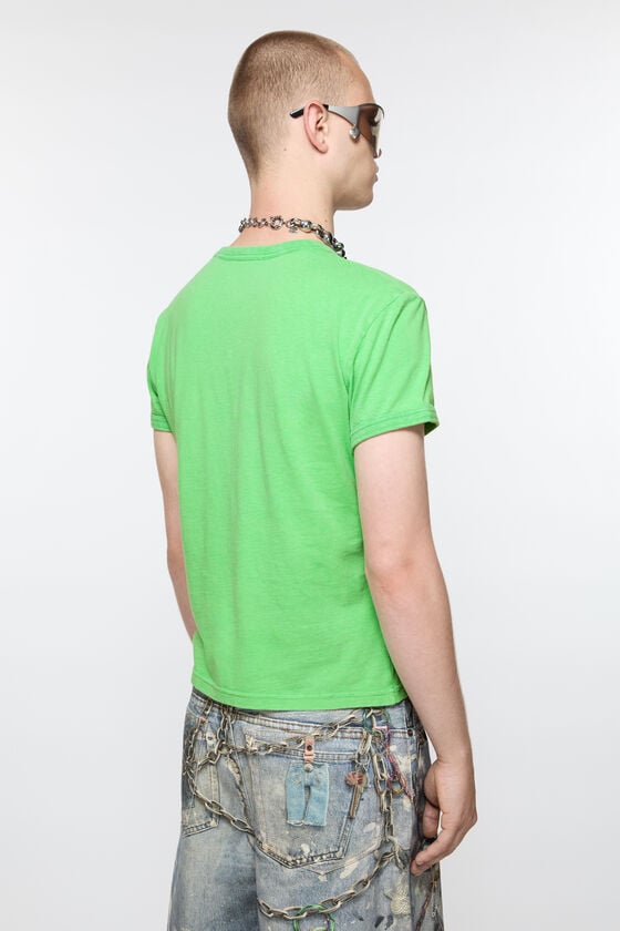 Acne Studios T-Shirt Mit Verschwommenem Logo – Taillierte Unisex-Passform
