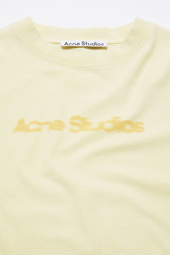 Acne Studios Verschwommenes Logo-T-Shirt - Entspannte Unisex-Passform