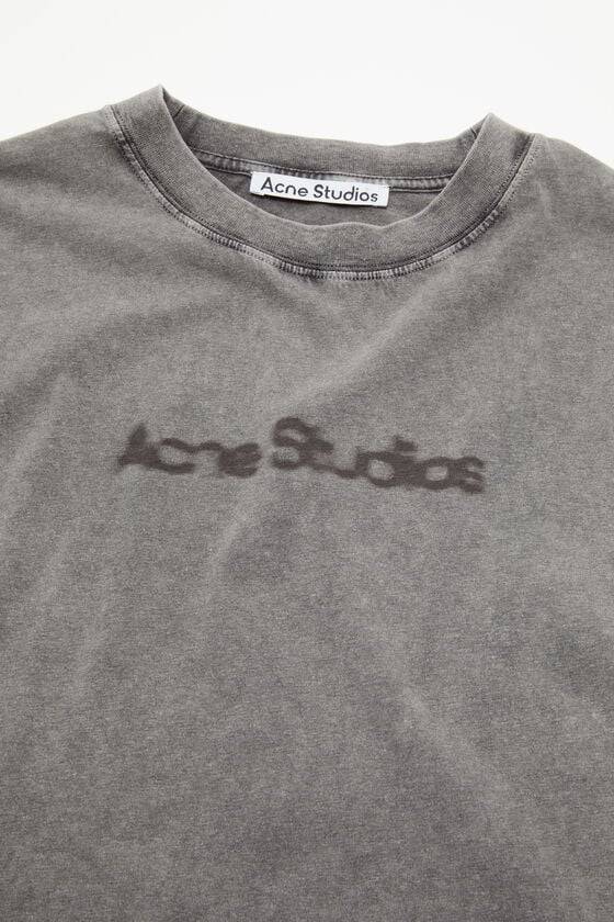 Acne Studios Verschwommenes Logo-T-Shirt - Entspannte Unisex-Passform