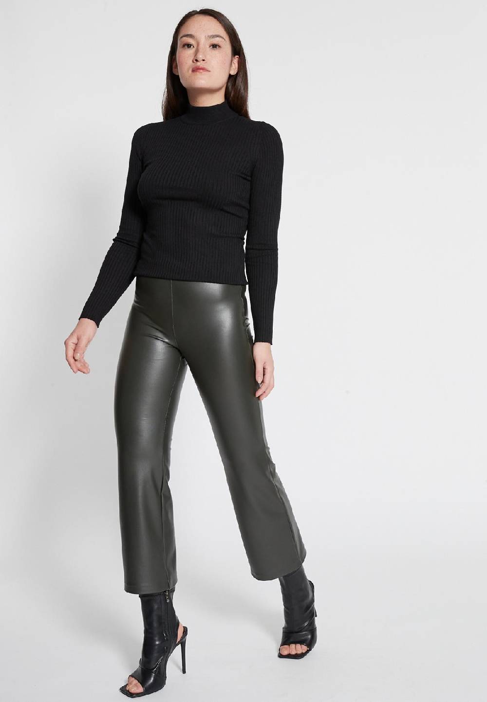 Ana Alcazar 7/8 Kunstlederhose Habasi