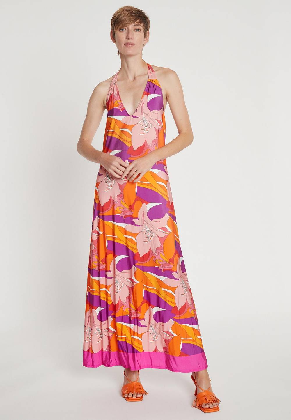 Ana Alcazar 70's Maxikleid Loaly