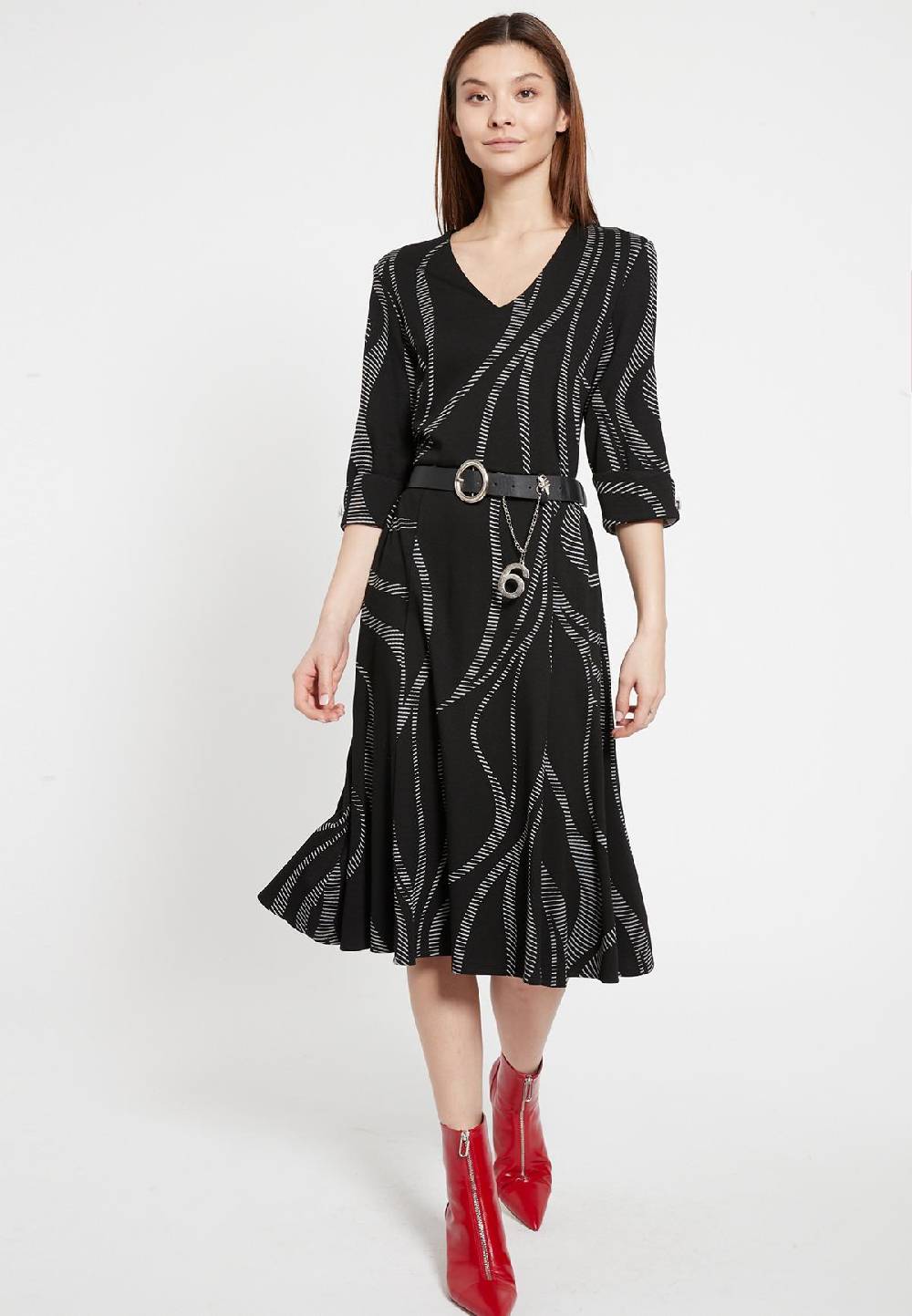 Ana Alcazar Ausgestelltes Kleid Beole